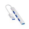 Алюминиевый USB-разветвитель 4 в 1 USB C-разветвитель USB C на 3xUSB2.0+1xUSB3.0 Адаптер-разветвитель USB-удлинитель Док-станция для ПК Клавиатур