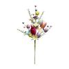 Easter Decorations Artificial Floral Easter Egg Picks Spring Stems Plastic Flower Decor Home Vase Filler Table Home Decor