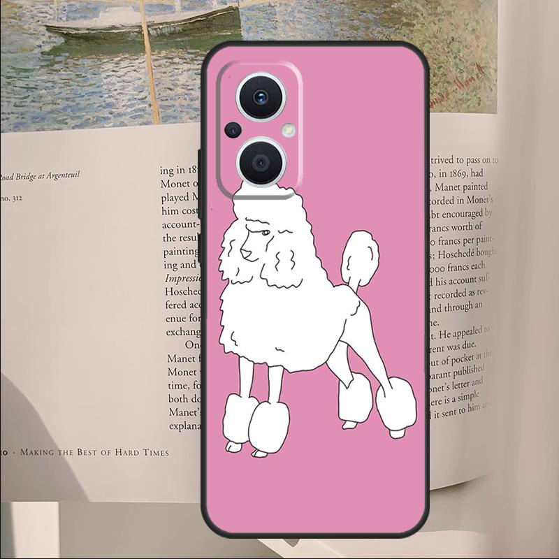 Poodle Dog Cover For OPPO Reno 14F 11F 12F 13F 10 11 12 13 14 Pro 7 8 Lite OPPO Find X6 X8 X9 Pro Case