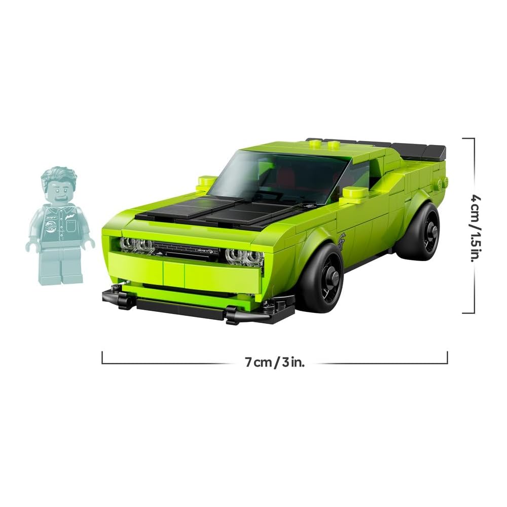 Набор LEGO Speed Champions Dodge Challenger SRT Hellcat Игрушечный Автомобиль для Детей 9-11 Лет Строительные Кубики