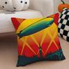 Fashion Iconic LLed ZeppelinS Rock Cushion Cover Throw Pillow Cover Hidden Button Durable Polyester Chair Cushion