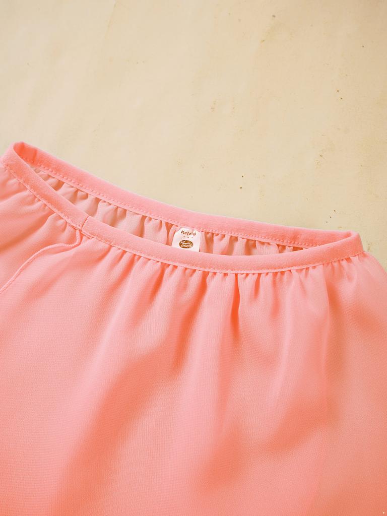 Girls Ballet Skirts Dance Chiffon Wrap Skirt Kids Dance Gymnastic Costume