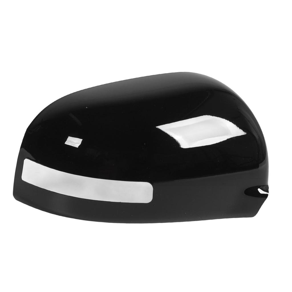 Rearview Mirror Cap High Strength Gloss Black Door Mirror Cover Replacement for Mitsubishi