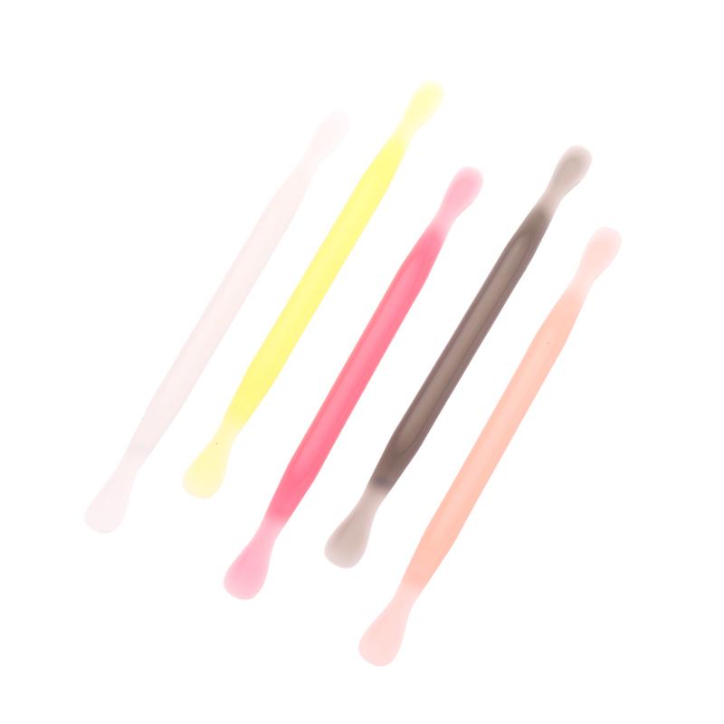 2 шт. Пушер для кутикулы пластиковый двухсторонний многоразовый для маникюра для удаления кутикулы и омертвевшей кожи педикюрные палочки инструмент для чистки и ухода за ногтями для нейл-арта