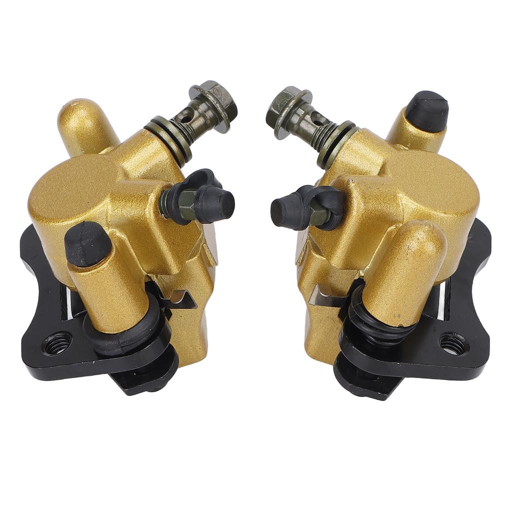 2pcs Hydraulic Disc Brake Caliper Replacement for 50cc 70cc 90cc 110cc 125cc Chinese ATV 4 Wheeler Quad Go Kart