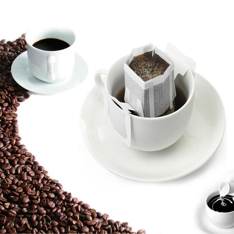 50 шт./упак. капельный кофейный фильтр-мешок портативный подвесной ушной фильтр кофейные фильтры бумажные для дома и офиса путешествия Br
