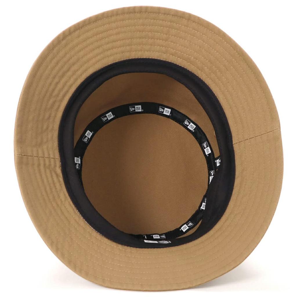 Twill Cotton KHA WHI 25J [New Era] Hat, Bucket, Khaki, M/L, BUCKET-01