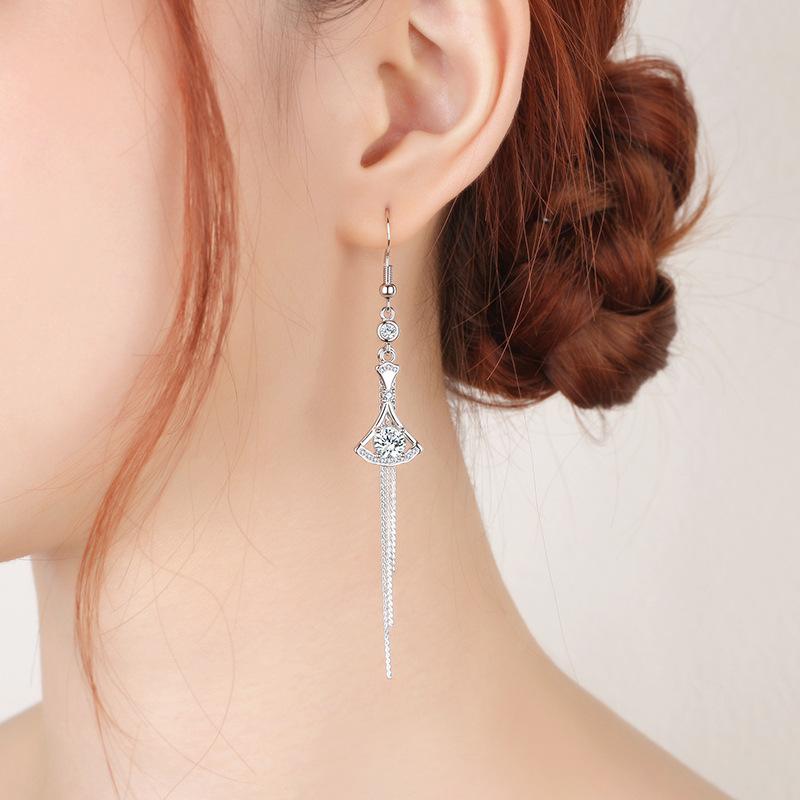 Серьги-капли Lindon из медного сплава с цирконом, серьги-капли для женщин, подарки на свадьбу