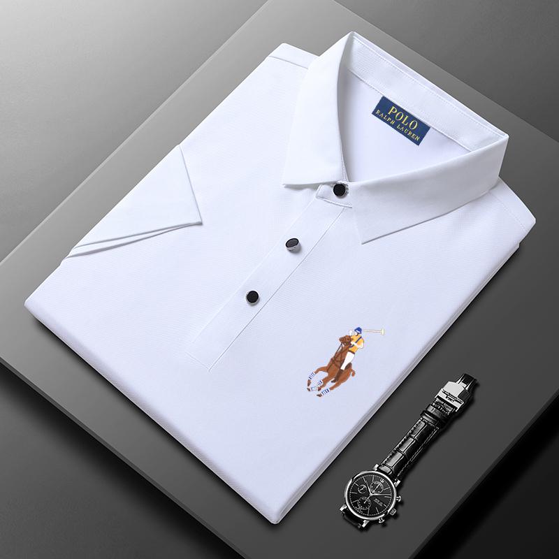 Polo Ralph Lauren 2025 Лето Новая Цветная Вышивка Пони Бизнес Поло для Отдыха