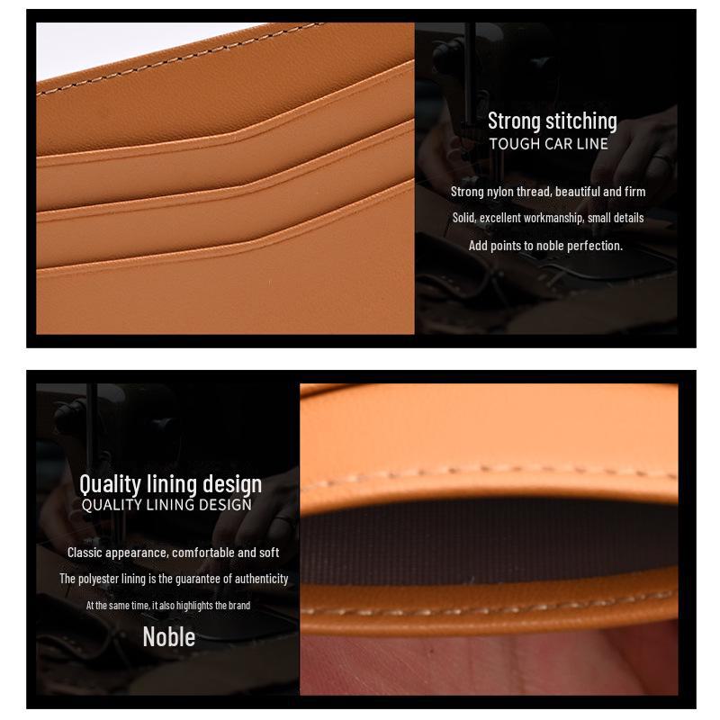 Тонкий кожаный держатель для карт и удостоверений личности с карманом для мелочи