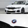 For BMW M E46 E90 E60 74mm 82mm For BMW M Power I3 F94 F97 F15 F98 F95 F92 G08 E34 F91 F16 G30 G20 Hood Emblem Car Front Bonnet Logo Trunk Cover Badge