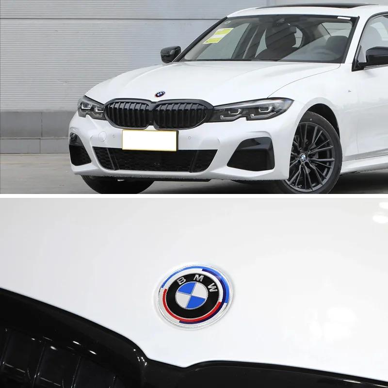 For BMW M E46 E90 E60 74mm 82mm For BMW M Power I3 F94 F97 F15 F98 F95 F92 G08 E34 F91 F16 G30 G20 Hood Emblem Car Front Bonnet Logo Trunk Cover Badge