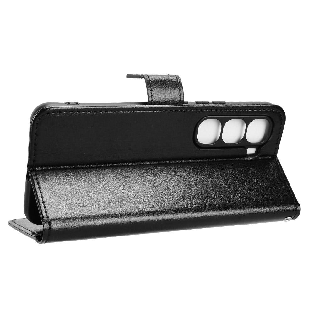 For Infinix Hot 60 Pro 4G PU Leather Case with Strap Crazy Horse Texture Phone Wallet Cover