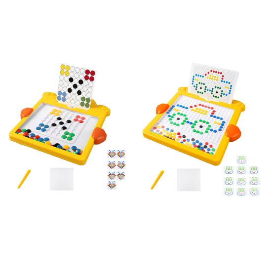 1 Set Funny Hand-eye Coordination Improve Imagination Good Sealing Magnetic Design Writing Board Children Supplies Painting