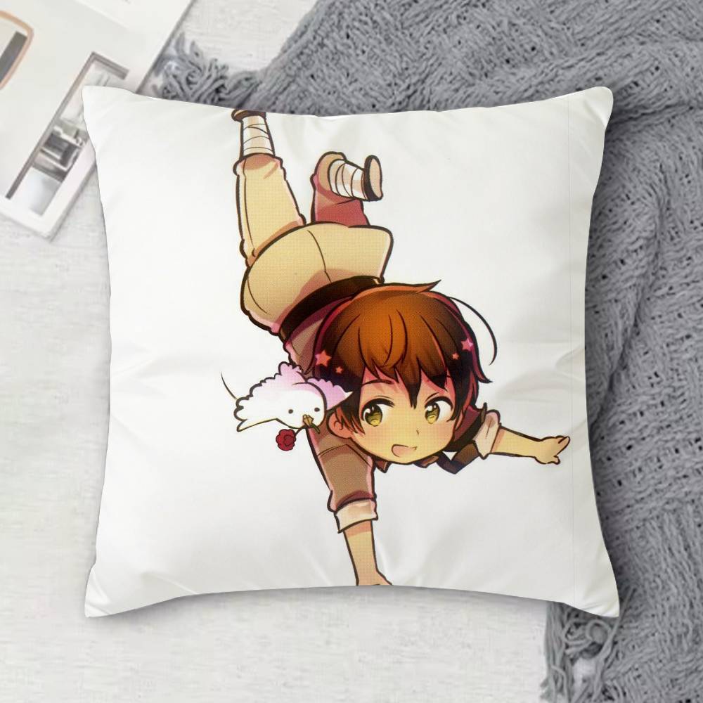 Hetalia Axis Powers Double-Sided Printed Square Decorative Cushion Cover For Sofa Living Room Home Decor