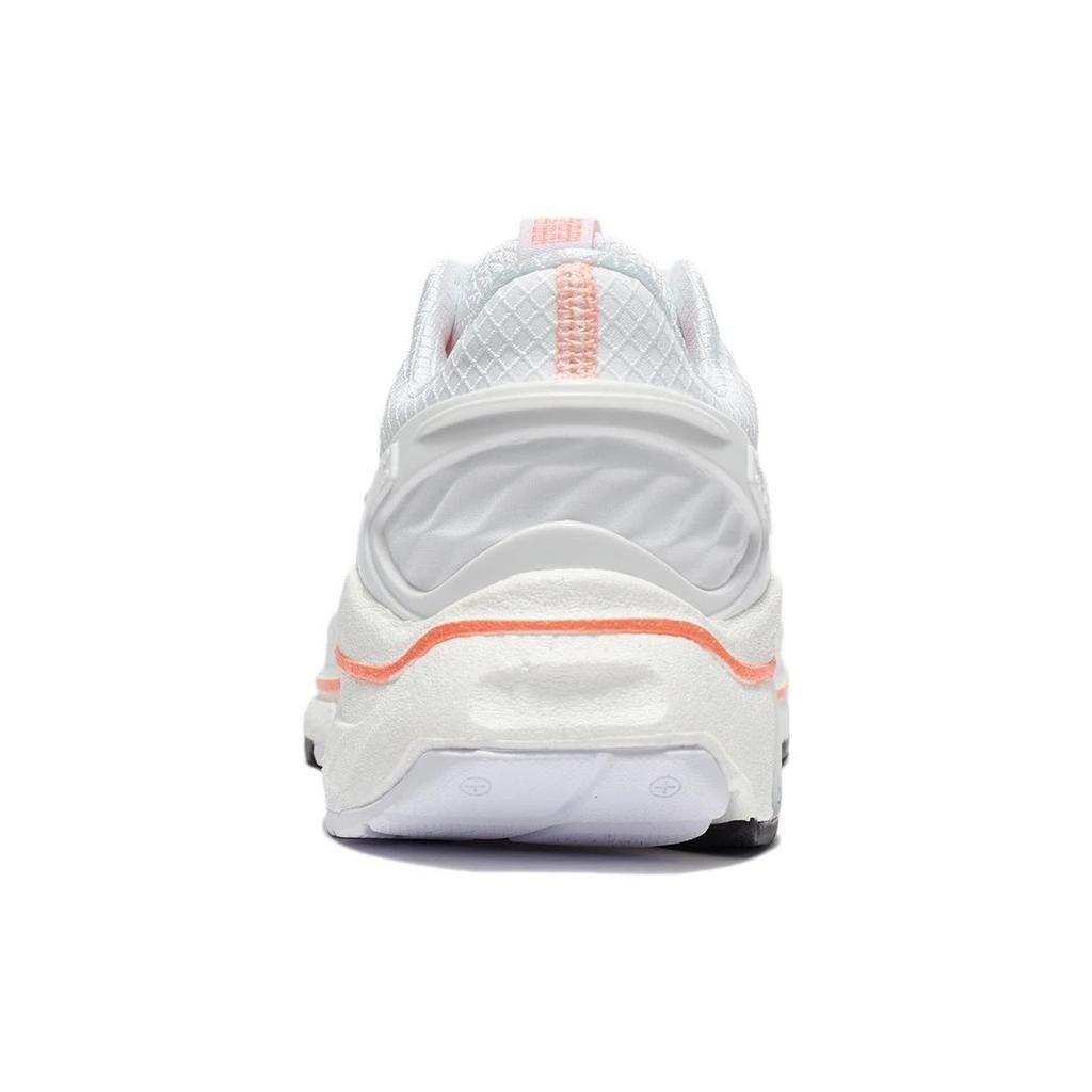 Li Ning BOOM Технология Амортизация Ткани Скользкая Устойчивая к Истиранию Низкие Кроссовки для Бега Мужские Белые ARZR001-14