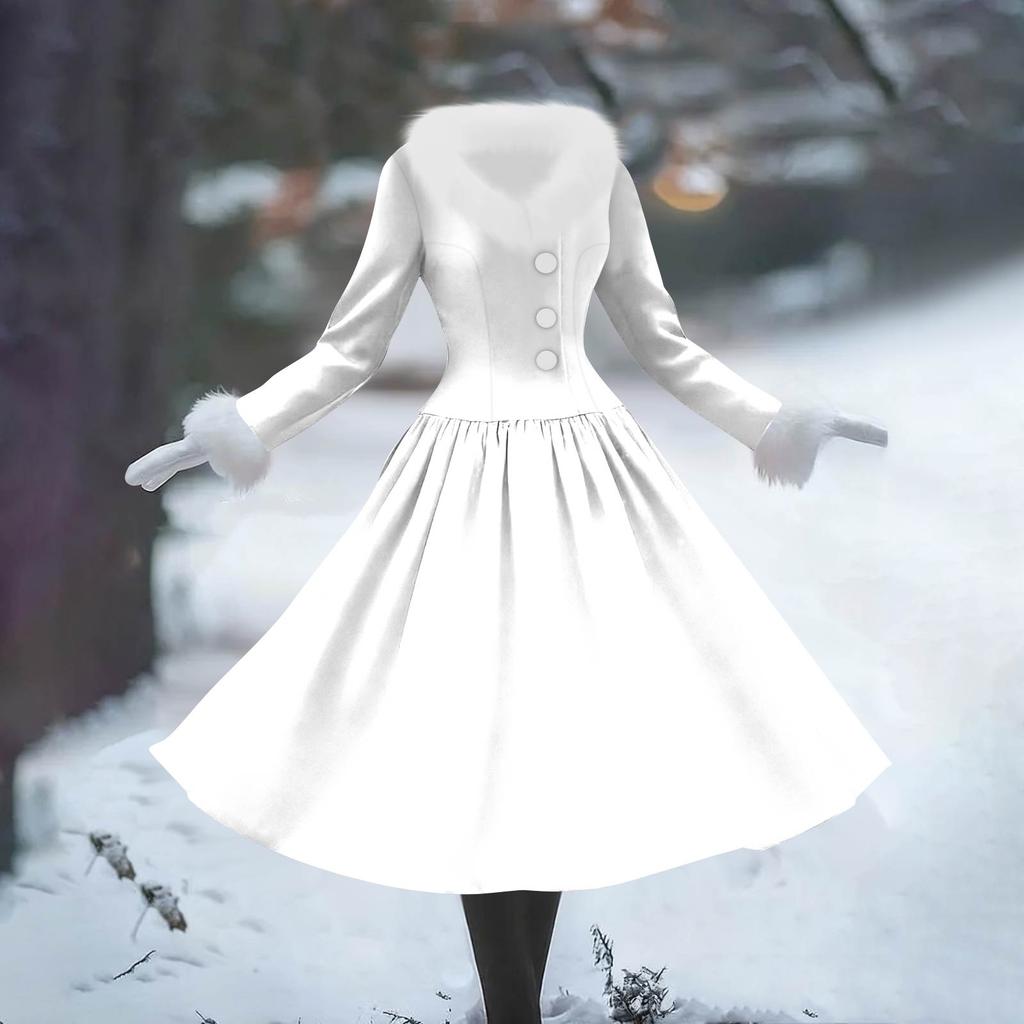 Женское повседневное платье с длинным рукавом, V-образным вырезом, в стиле пэчворк, флисовое однотонное платье