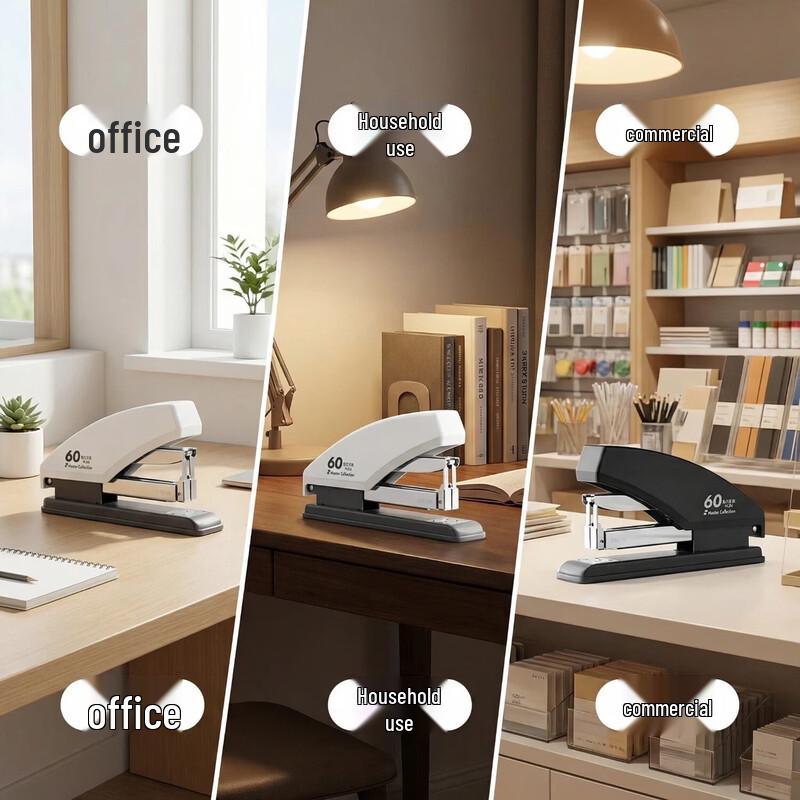 SUNWOOD Artisan Series 60-Page Effort-Saving Stapler CN plug (adapter included)