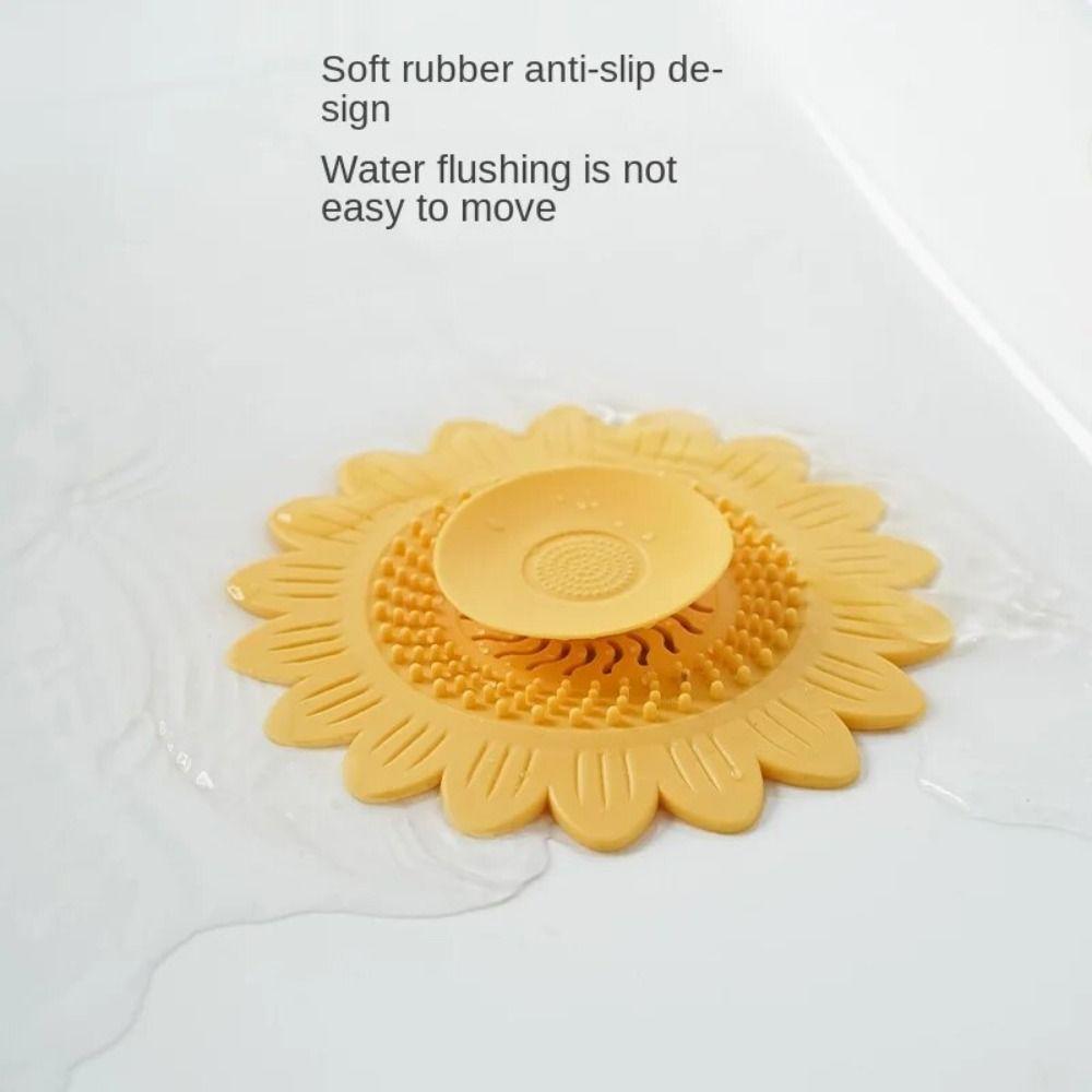 Силиконовая крышка для слива в полу, нажимная, дренажная, дезодорирующая, модный фильтр для волос