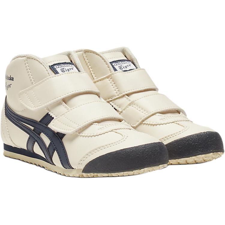 ONITSUKA TIGER Mexico 66 Удобные Универсальные Прочные Полувысокие Детские Повседневные Кроссовки Детские Повседневные Кроссовки Молочно-Белые 1184A002-200