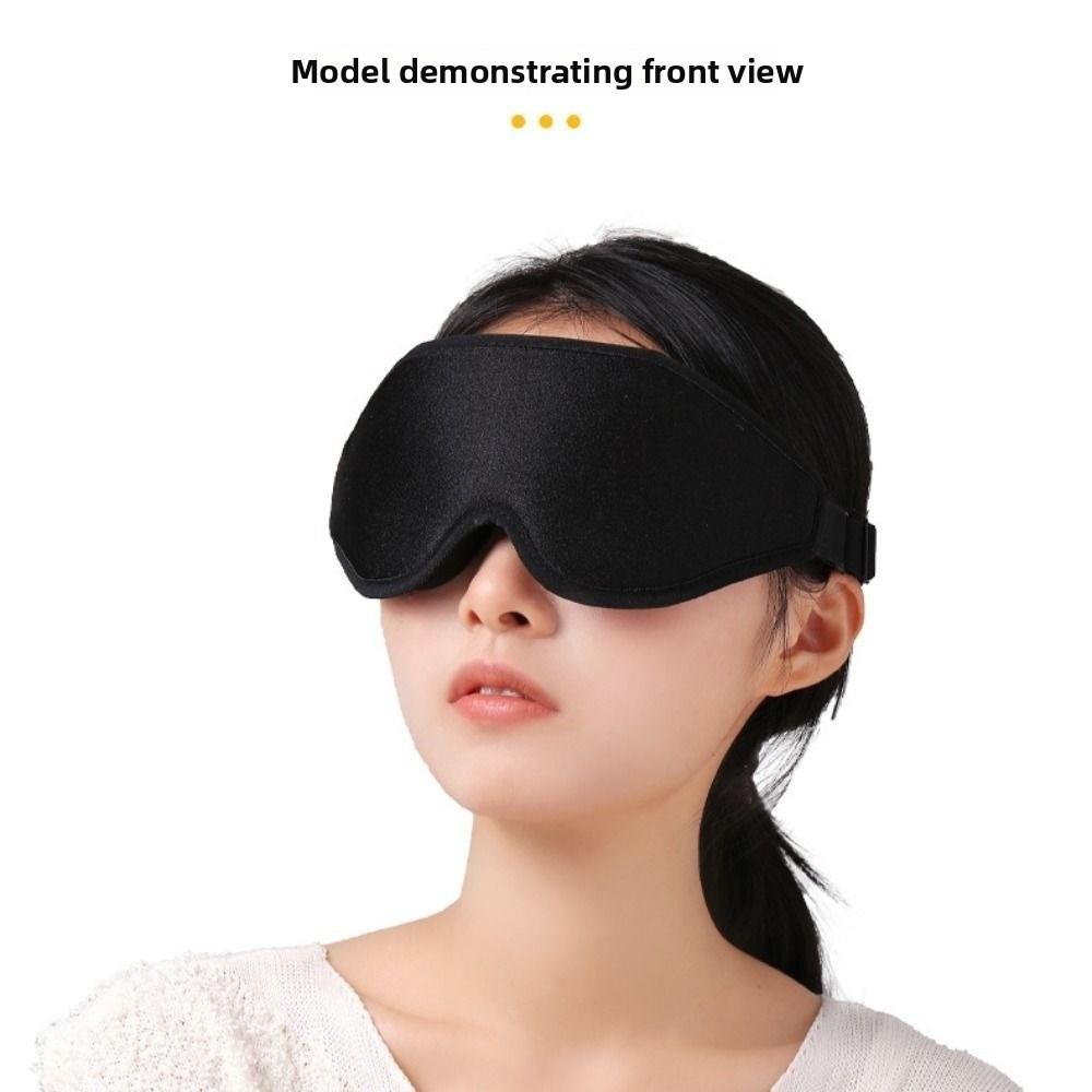 Deep Contoured 3D Sleep Eye Shade 3D Blindfold Eyepatch Eye Cover Side Sleepers
