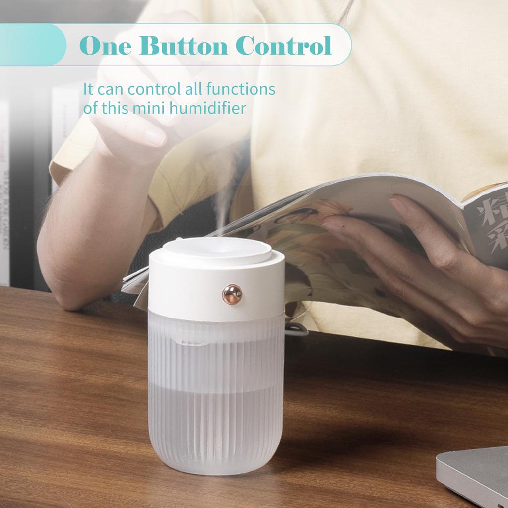 250mL Car Mist Humidifier with Colorful Night Light Desktop USB Mist Humidifier Cool Air Humidifier