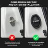VLKO3 2/4pcs Silicone Car Door Lock Buckle Protector Cover Accessories sticker For Citroen C1 C2 C3 Grand C4 Picasso C4L VTS C-ELYSEE