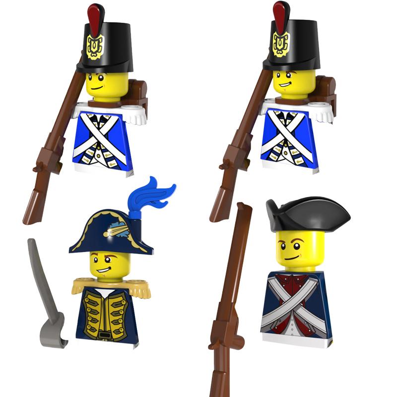 Средневековый Солдат Рыцарь Фигурка MOC Строительный Блок Зеленый Дракон Замок Пехота Орки Пират Римская Кавалерия Оружие Игрушки Подарки D122