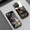 Чехол для телефона Аниме Убийца Сталкер Для IPhone 16 Pro Max 15 Plus 14 Pro 12 11 13 Mini X XR XS Max 8 7 Plus SE Стеклянный Чехол