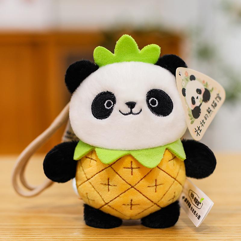 Плюшевая Панда Кукла Брелок для Рюкзака Брелок Подвеска