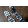 Б/у Оригинальный серебристый браслет-ремешок для часов SEIKO из нержавеющей стали Flight Master SNA411P1/413P1