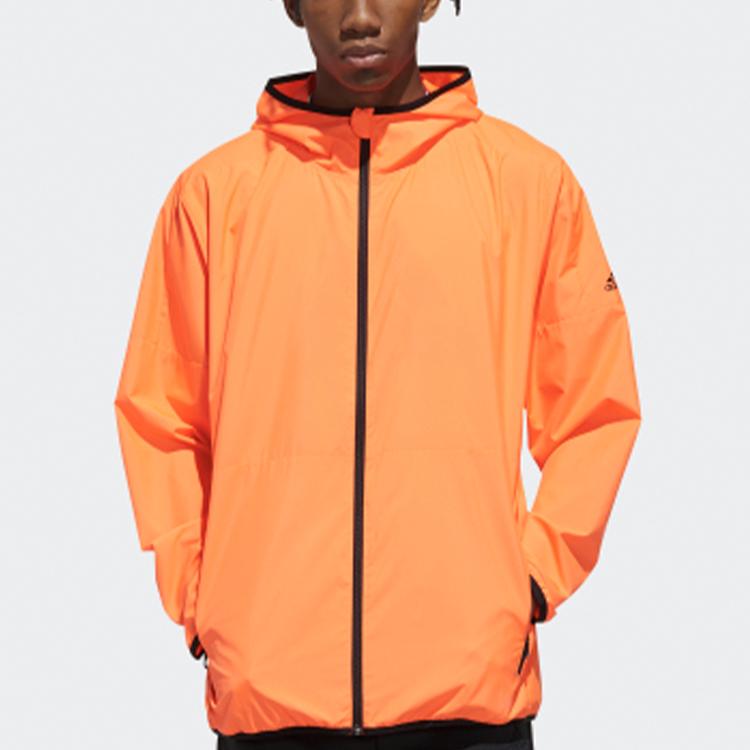 adidas Куртки Мужские Флуоресцентно-красные С капюшоном Умеренные Другие FM5348
