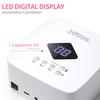 120 Вт УФ LED Лампа для ногтей Профессиональная 30 светодиодов Сушилка для ногтей с 3 режимами таймера Перезаряжаемая лампа для маникюра для сушки всех ногтей гелем