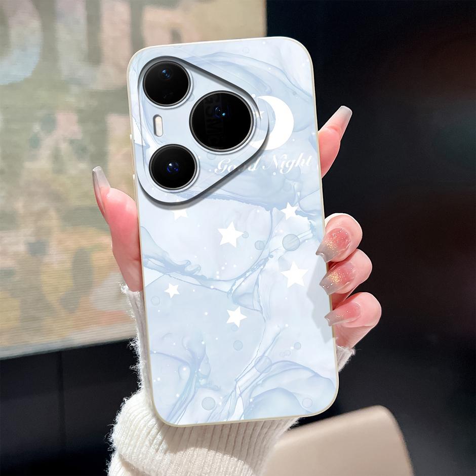 Чехол для Huawei Pura 80 Pro Plus Ultra Мультяшное Сердце Мягкий Силикон Ударопрочный Бампер Чехол для HuaweiPura80ProPlus 80Ultra Funda