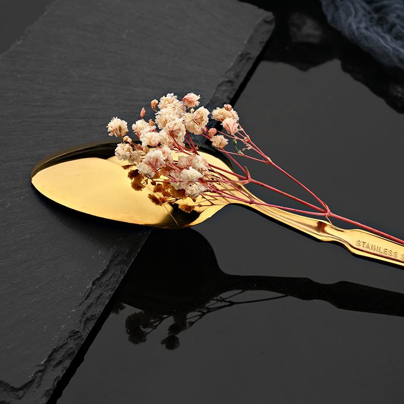 Роскошный набор столовых приборов из 4 предметов, западная столовая посуда, золотой набор столовых приборов из нержавеющей стали, нож, вилка, чайная ложка, набор столовых приборов для вечеринки