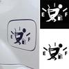 Anime Funny Decorative Sticker Film for Car Gasoline Cover Car Sticker On Gas Tank Cap Car Side Decal Decor Exterior Accessories