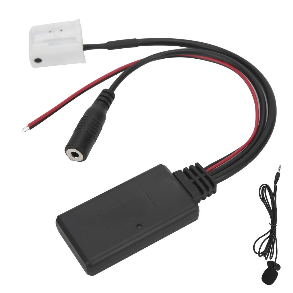 12 Pin Bluetooth AUX IN Adapter with Microphone Smartphone Handsfree Calling Fit for RCD210 RCD300 RCD310