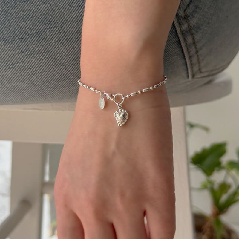 Melliv Кулон Уродливое Сердце Микс Браслет Цепочка Яйцо_mvb04