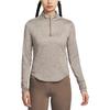 Swift UVDri-Fit Casual Pullover Comfortable Long Sleeve Moisture-Wicking Loose T-Shirt Women Tops Mink-Brown Heather-Pink HQ0500233