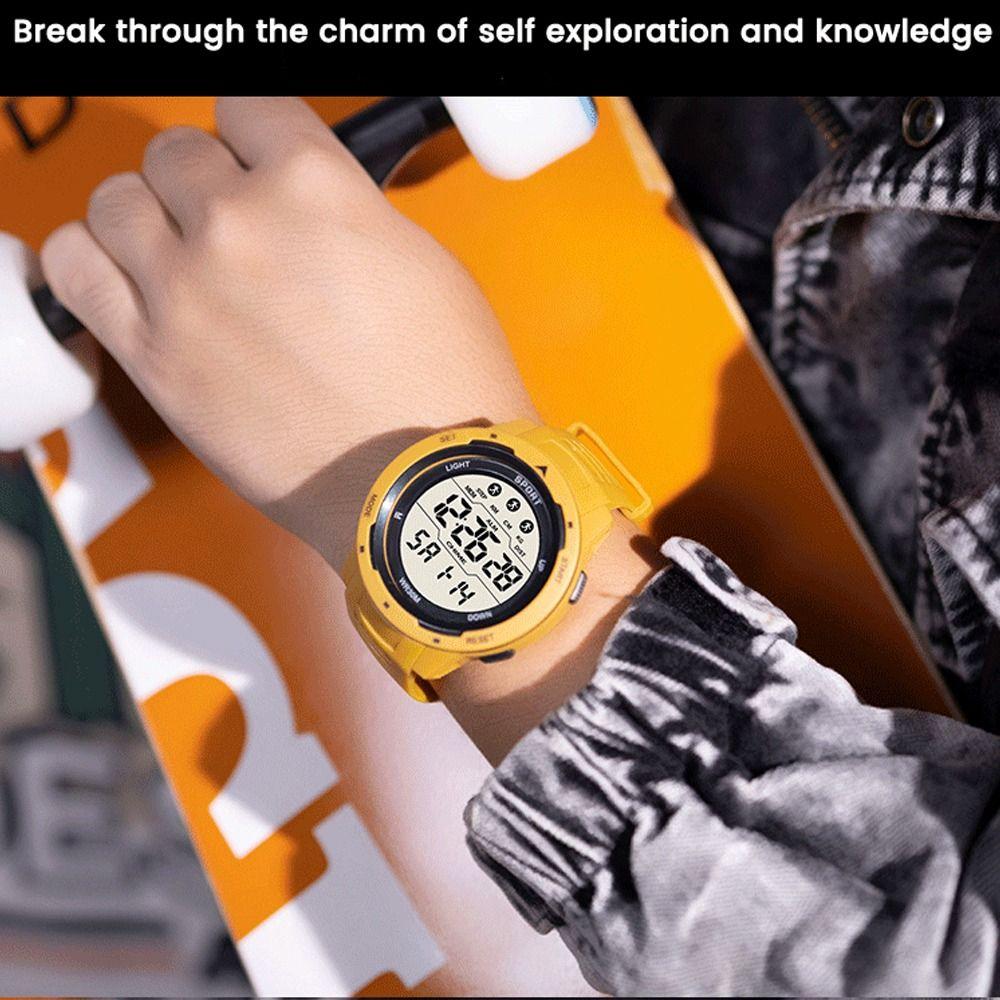 Простые спортивные часы Повседневные цифровые часы Новые многофункциональные часы Мужские