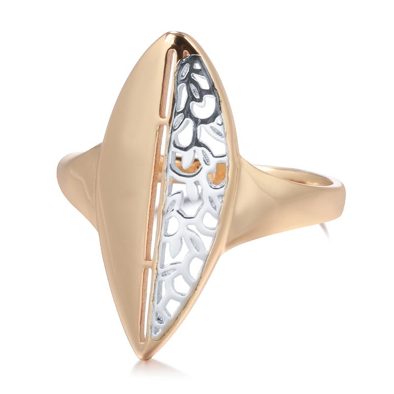 Женское винтажное кольцо Kinel в этническом стиле из розового золота