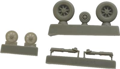 Pilot Реплика Saab J29 Tunnan Колеса и Шасси Pilot Пластиковые Детали Модели PLR48R015 1/48 (для реплики) (Самолет)