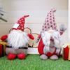Santa Snowman Gnome for Home Indoor Outdoor Decoration Plush Christmas Ornaments Retractable Standing Toy Christmas Dolls