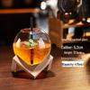 spherical cocktail glasses, ordinary glass