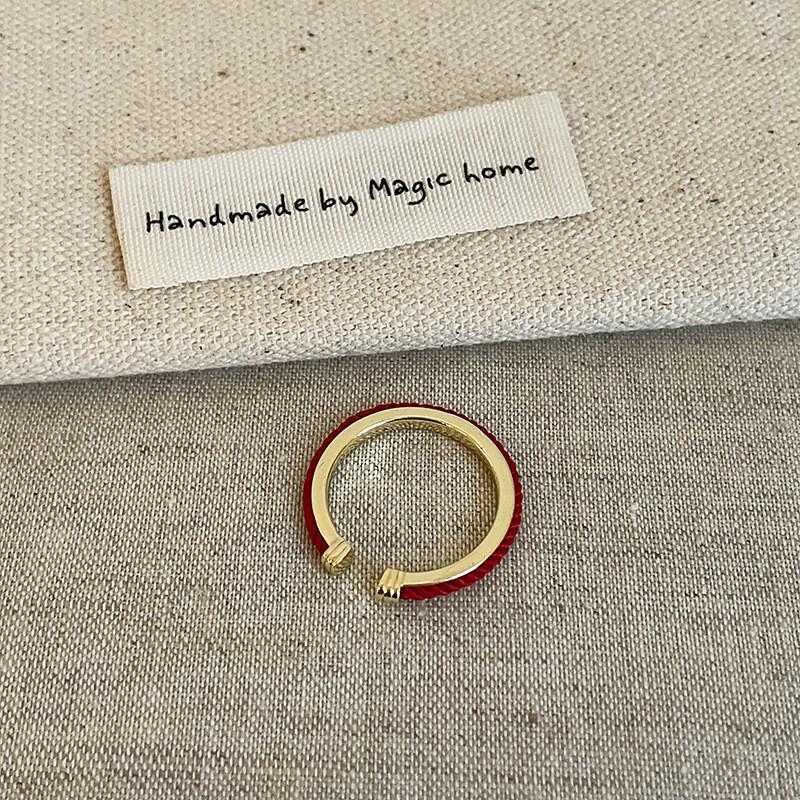 Кольцо Ankola Red Drop Oil Open Ring: Женская коллекция осень/зима: модная, универсальная и изысканная