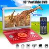14 Inch Portable DVD Player Rotatable Screen Media DVD for Game TV Support MP3 MP4 VCD CD Player for Home and Car