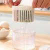 Refrigerator Storage Box Food Vegetable Fruit Storage Box Fridge Organizer Drain Basket Onion Ginger Clear With Lid Crisper