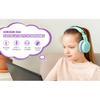 Premium Kids Headphones with 85/94dB Volume Limited, Wireless Headphones, Bluetooth Headphones Over Ear with Built-in Microphone,Wired/Wireless