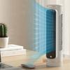 Bladeless Tower Fan Desktop Air Cooler, Silent Office Fan, Green
