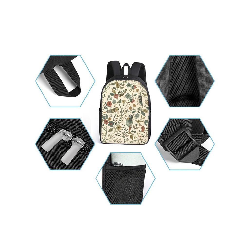 Рюкзак с принтом птиц 3 шт./комплект с сумкой-мессенджером, пеналы для мальчика/девочки, лучший подарок, мультяшные школьные сумки для учеников